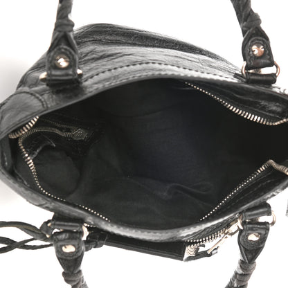 Balenciaga Agneau Giant 12 Silver Hardware Mini City Black 5 of 11