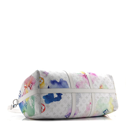 Louis Vuitton Monogram Watercolor Keepall Bandouliere 50 Multicolor 3 of 8