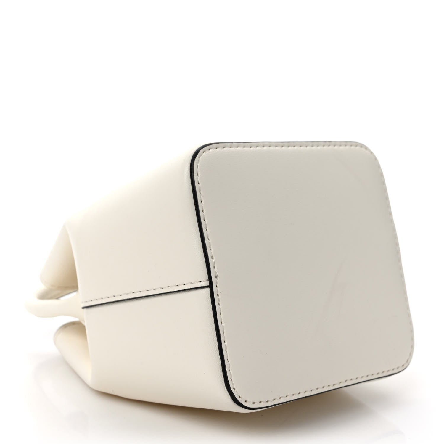 Valentino Garavani Nappa Mini Vlogo Bucket Bag White 4 of 9