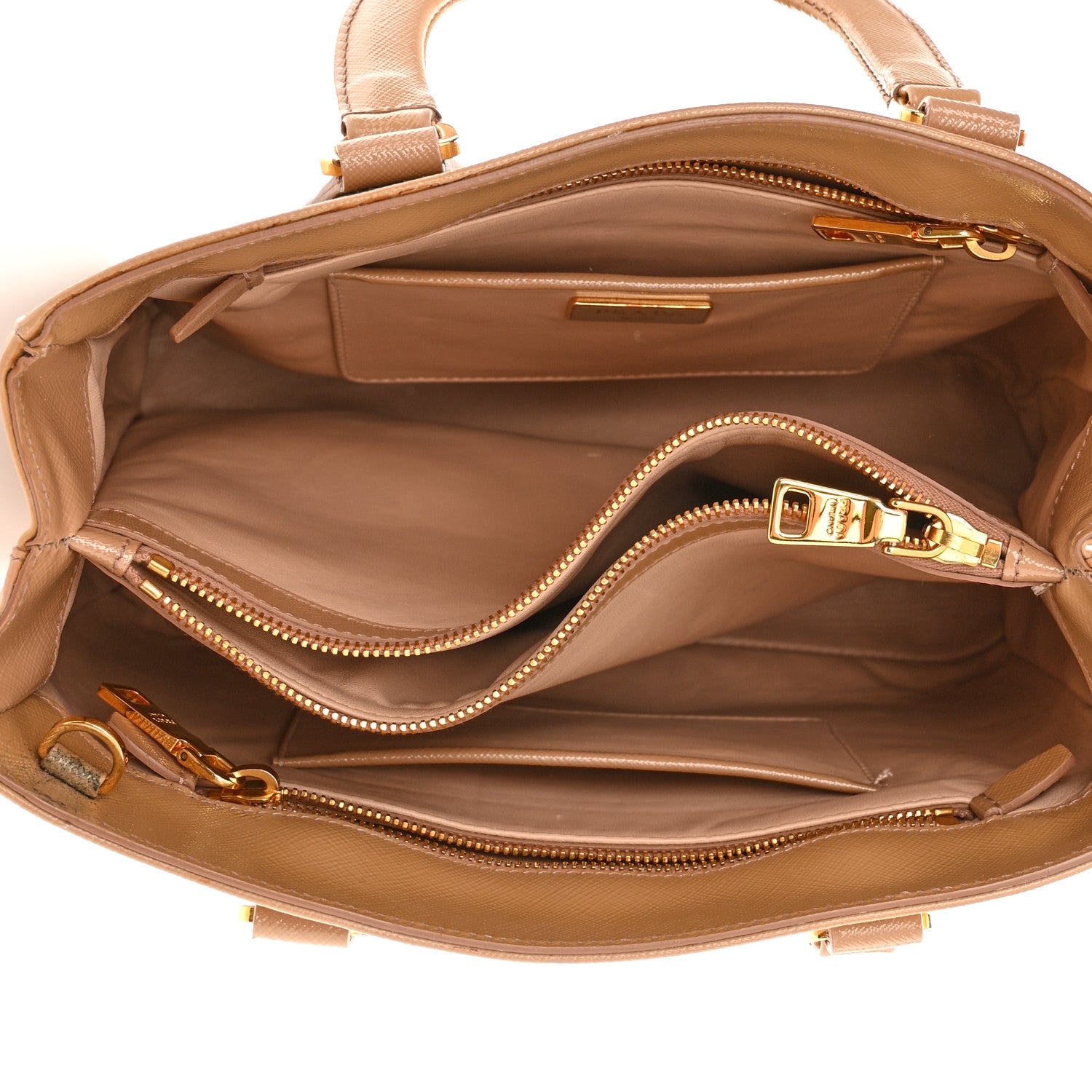 Prada Saffiano Vernice Small Double Handle Tote Bag Cammeo 5 of 11