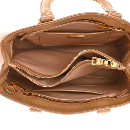Prada Saffiano Vernice Small Double Handle Tote Bag Cammeo 5 of 11