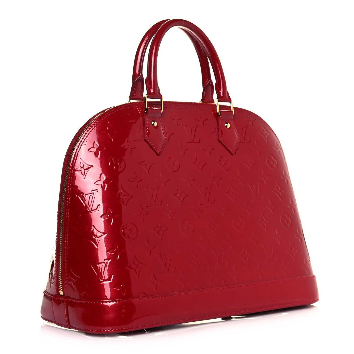 Louis Vuitton Vernis Alma MM Pomme D'Amour 3 of 11