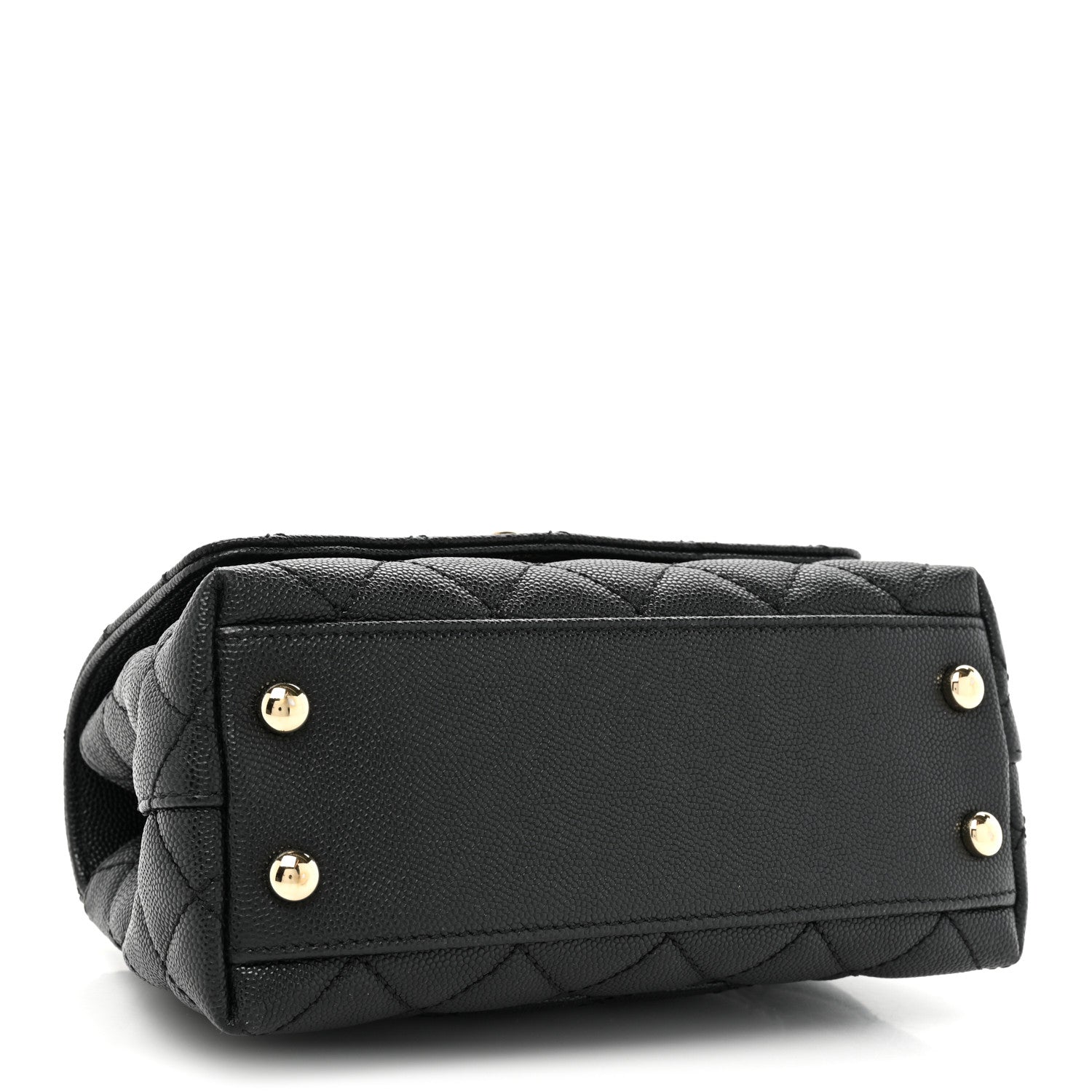 Chanel Caviar Quilted Extra Mini Coco Handle Flap Black 4 of 11