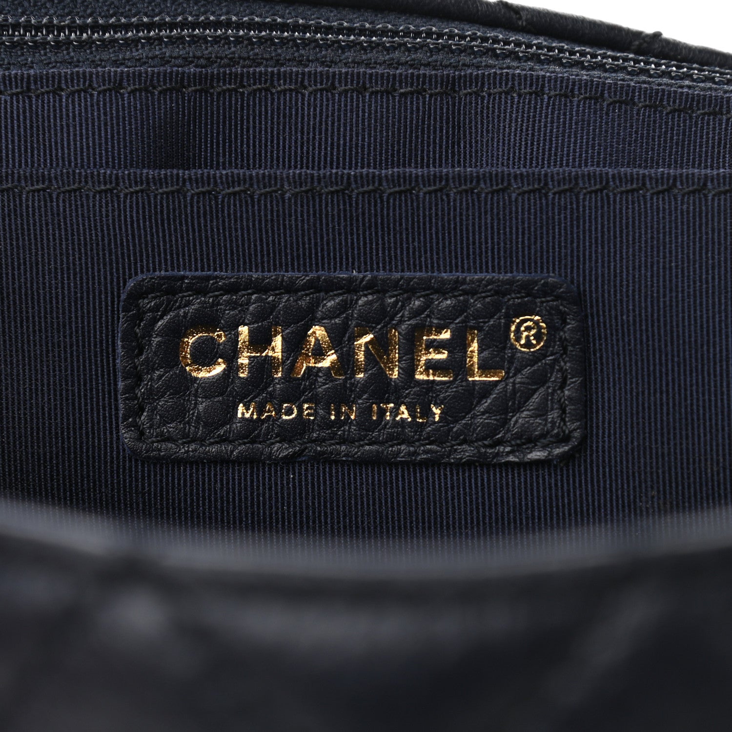 Chanel Calfskin Quilted Small XXL Travel Flap Bag Navy 6 of 10