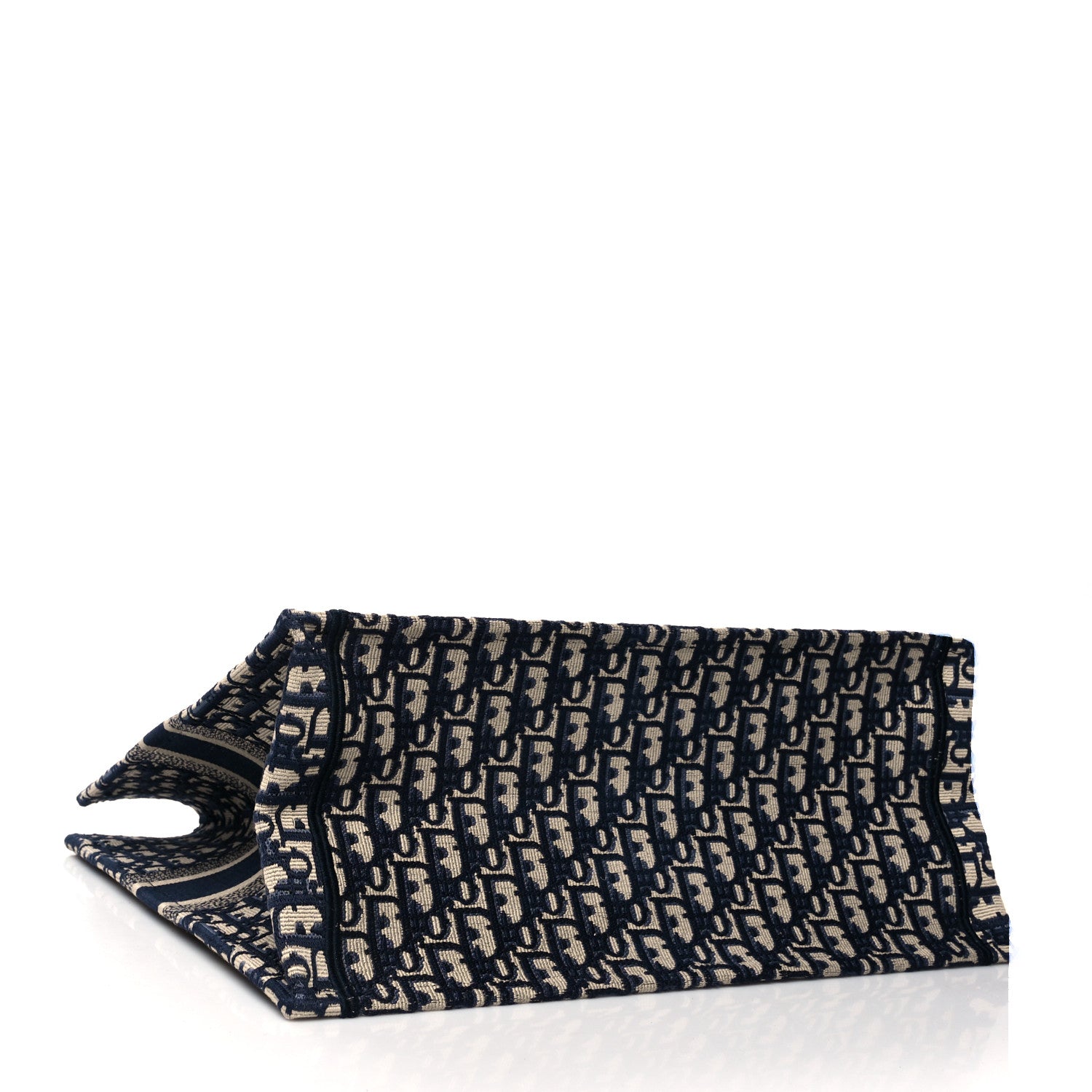 Christian Dior Oblique Large Book Tote Blue Multicolor 3 of 9
