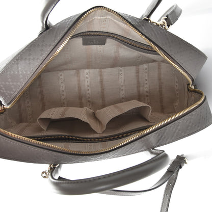 Gucci Calfskin Diamante Top Handle Bag Loess 6 of 8
