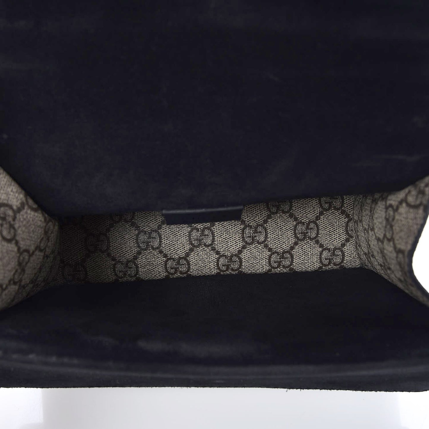 GG Supreme Monogram Mini Dionysus Shoulder Bag Black