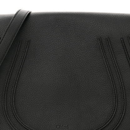 Chloe Calfskin Medium Marcie Round Crossbody Bag Black 10 of 17