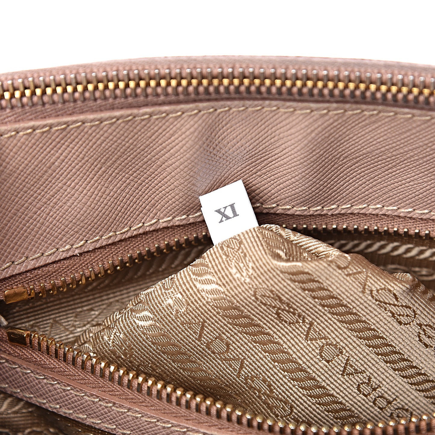 Saffiano Small Galleria Double Zip Tote Cammeo