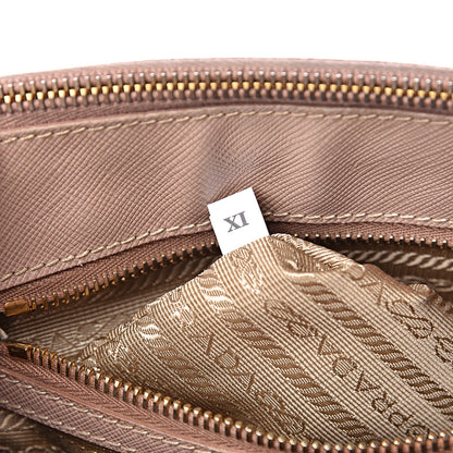 Prada Saffiano Small Galleria Double Zip Tote Cammeo 8 of 13
