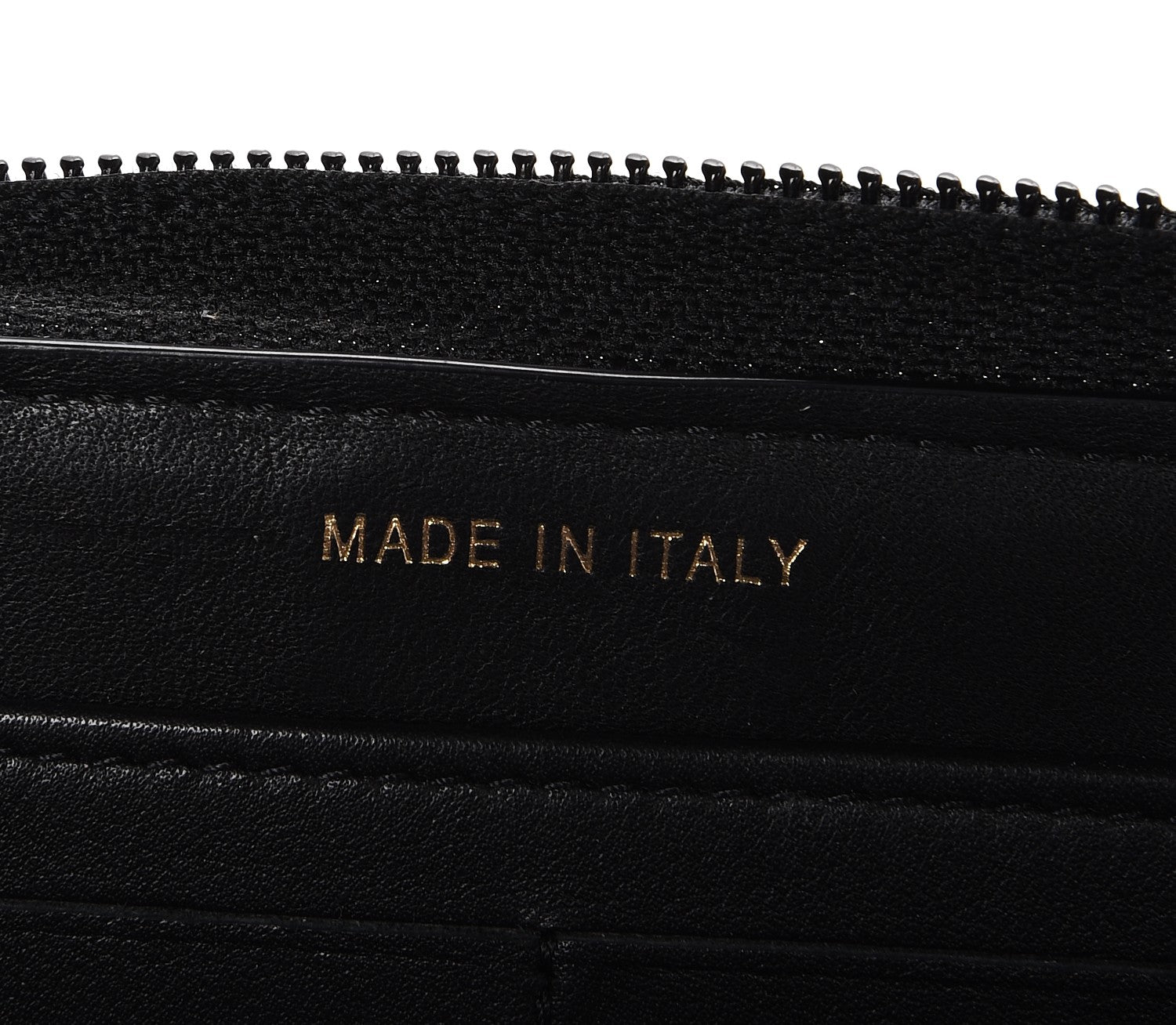 Chanel Calfskin Chevron Zip Around Boy Wallet Black 7 of 8