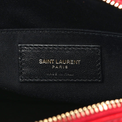 Saint Laurent Calfskin Matelasse Monogram Lou Camera Bag Rouge Eros 6 of 13