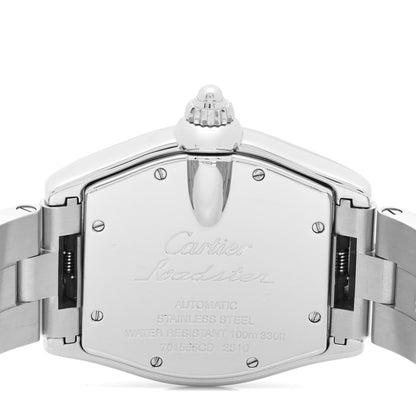 Cartier Stainless Steel 37mm Roadster Automatic Watch Black 4 of 5