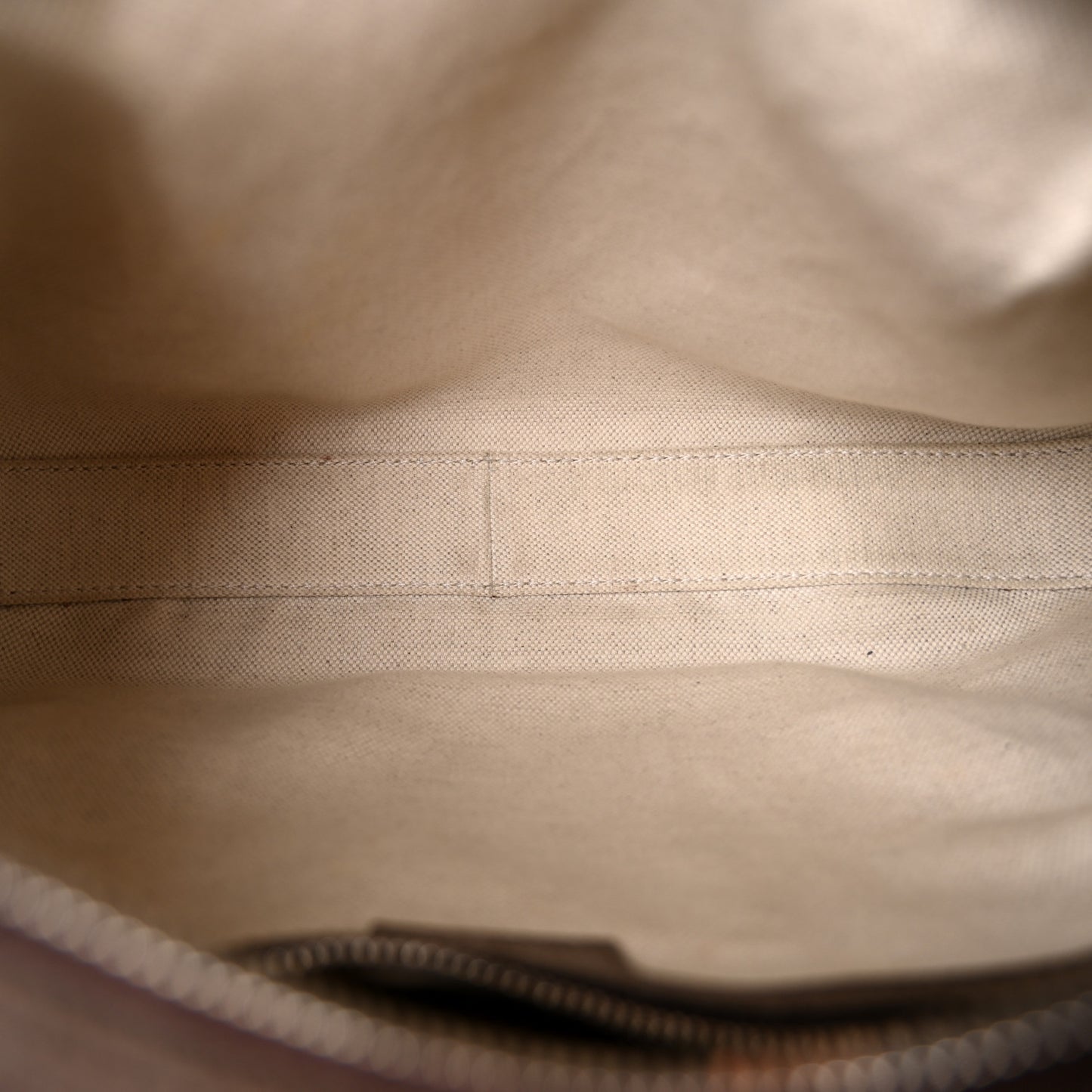 GG Supreme Monogram Textured Calfskin Web Large Attache Shoulder Bag Beige Ebony New Acero