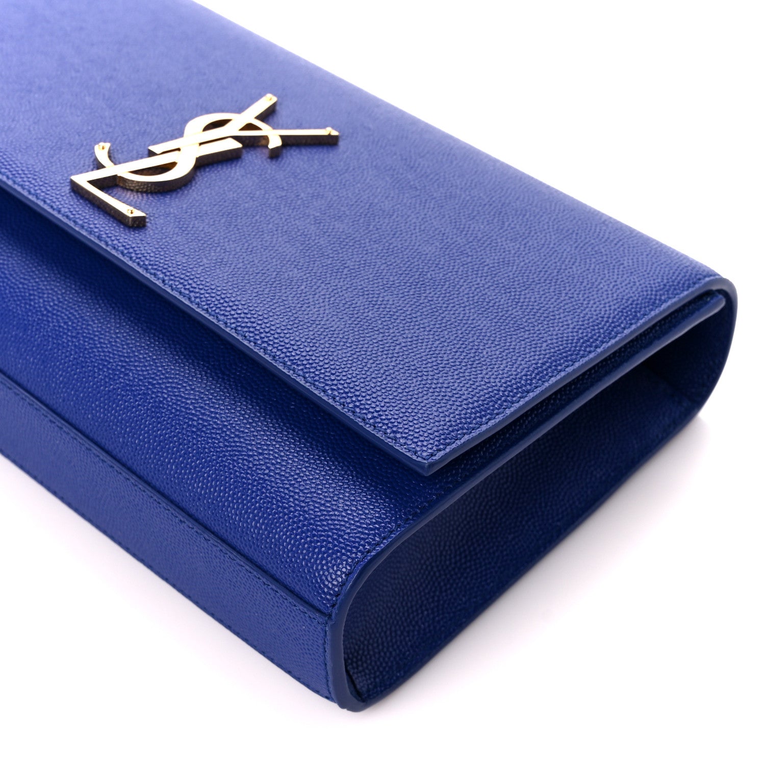 Saint Laurent Grain De Poudre Medium Classic Monogram Kate Satchel Ultramarine 11 of 11