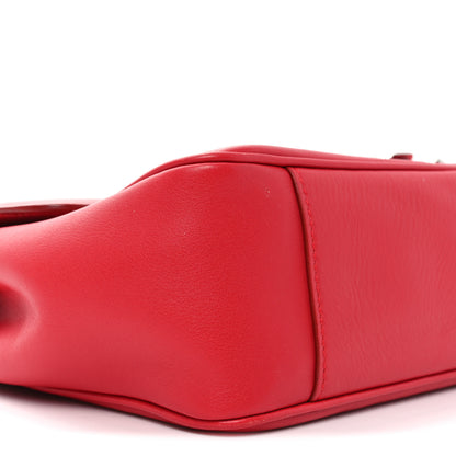 Dolce & Gabbana Calfskin Lucia Chain Shoulder Bag Red 8 of 9
