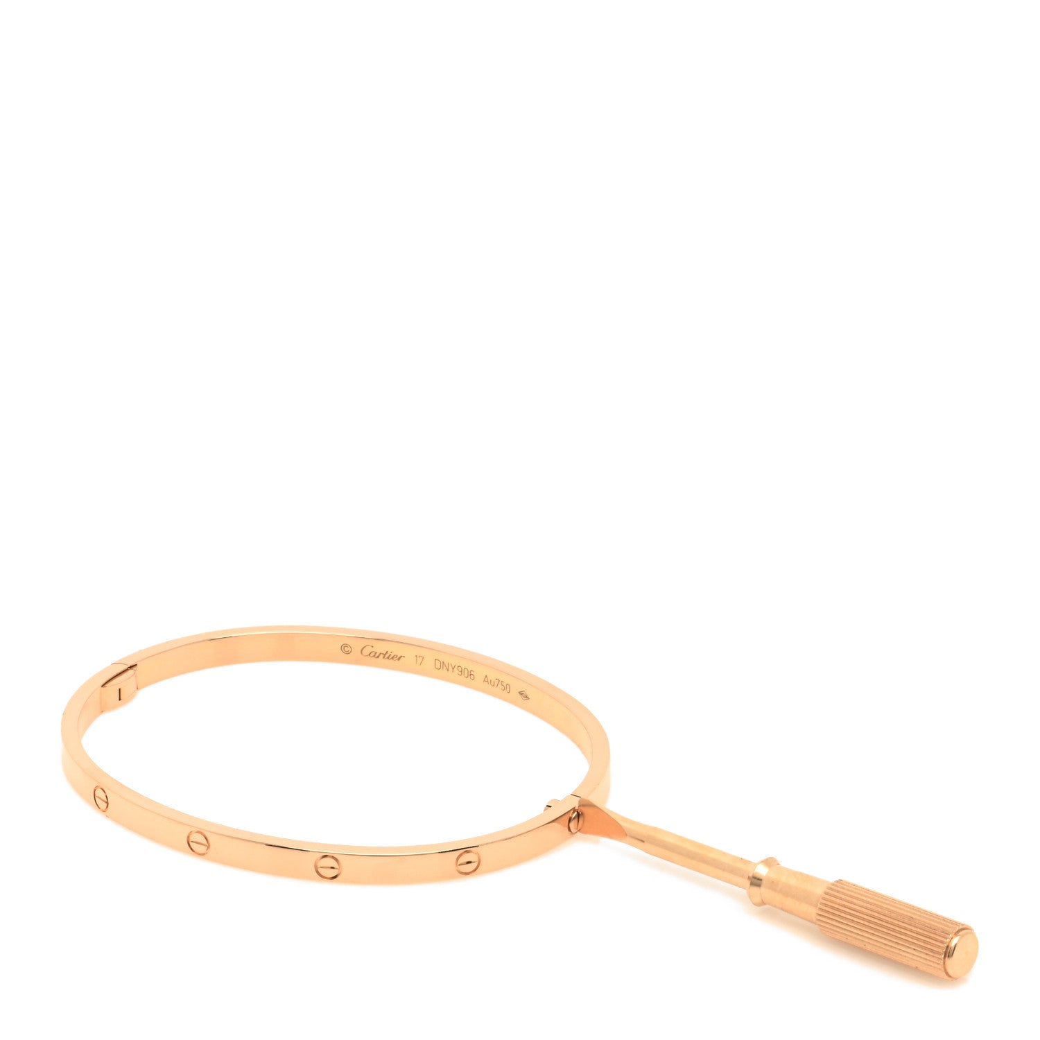 Cartier 18K Pink Gold Small LOVE Bracelet 17 4 of 4