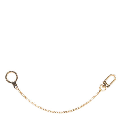 Louis Vuitton Metal Pochette Extender Key Ring Chain Gold 1 of 4