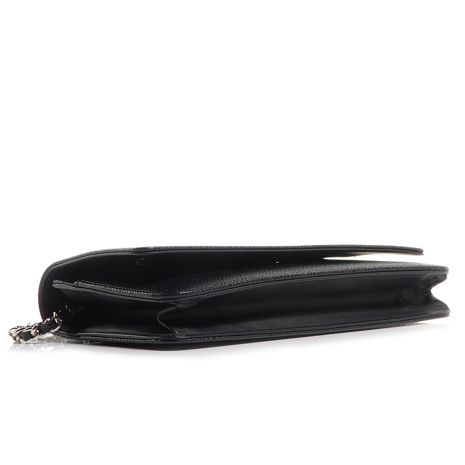 Chanel Caviar Timeless CC Wallet on Chain WOC Black 4 of 9