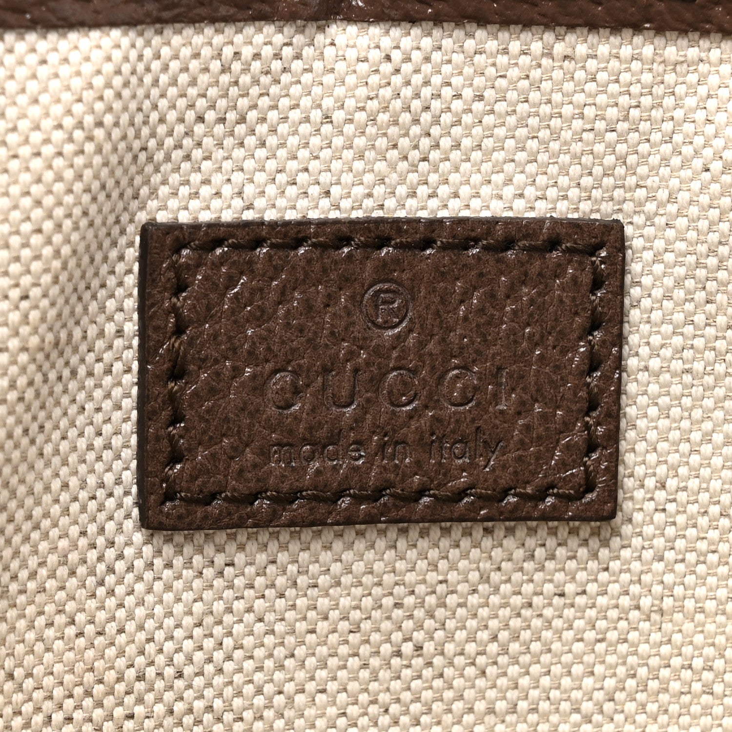 Gucci GG Supreme Monogram Textured Calfskin Medium Ophidia Shoulder Tote Bag Beige Ebony New Acero 6 of 15