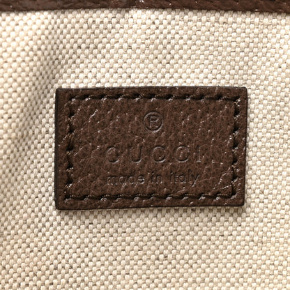Gucci GG Supreme Monogram Textured Calfskin Medium Ophidia Shoulder Tote Bag Beige Ebony New Acero 6 of 15
