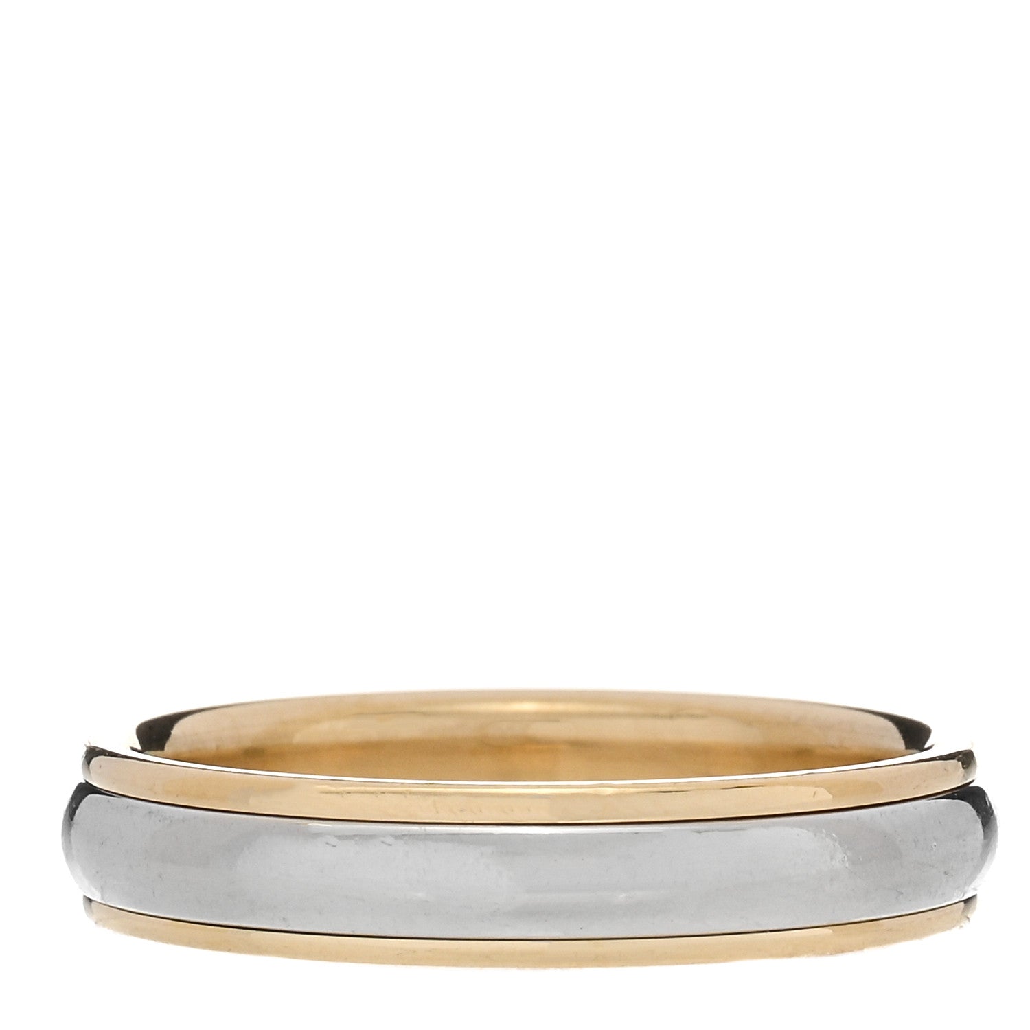 Tiffany Platinum 18K Yellow Gold 4mm Together Milgrain Wedding Band Ring 54 7 3 of 4