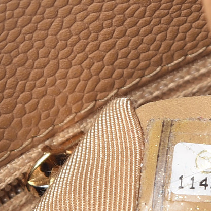 Chanel Caviar Quilted Petit Shopping Tote PST Dark Beige 7 of 17