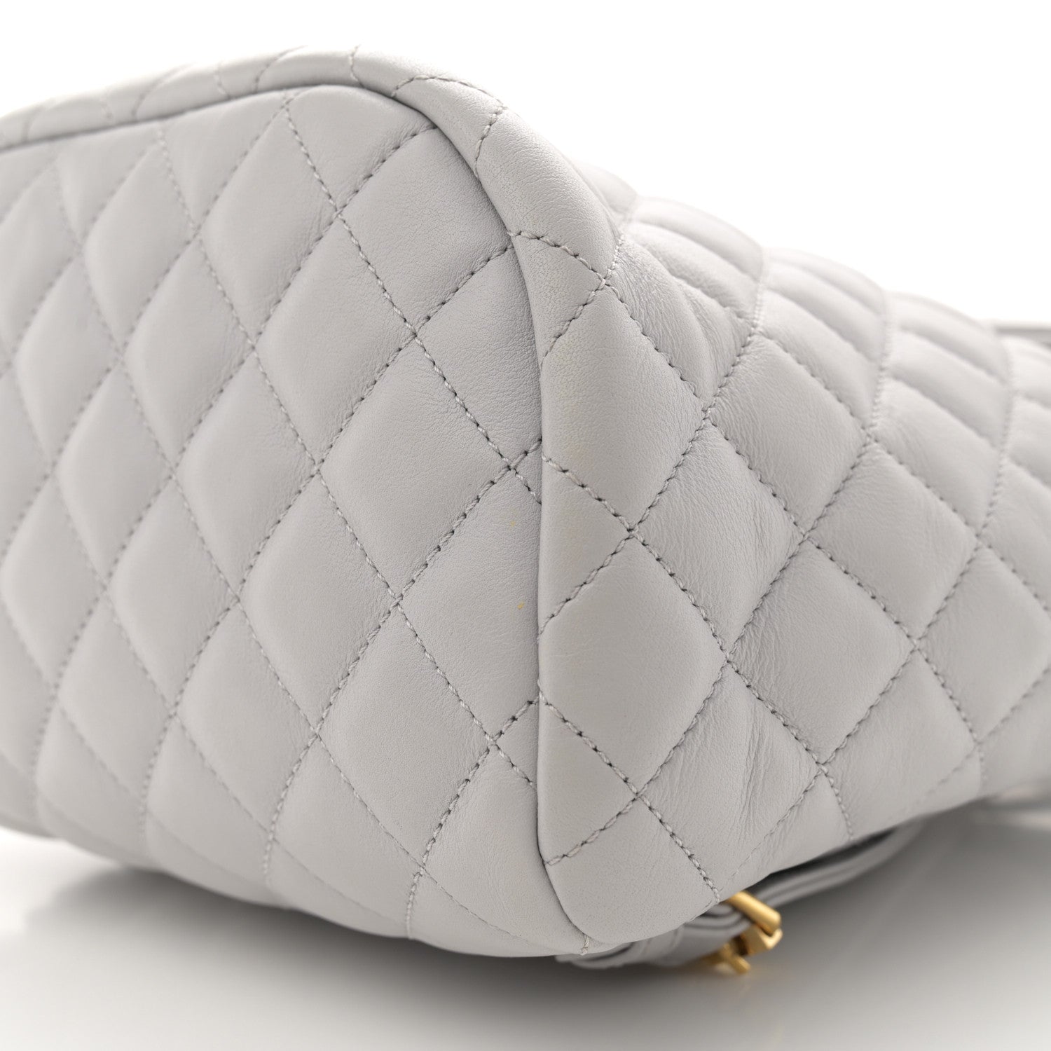 Chanel Calfskin Quilted Small Urban Spirit Backpack Grey 10 of 13