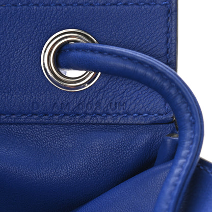 Hermes Milo Lambskin Swift Mini Aline Bleu Electrique 7 of 10