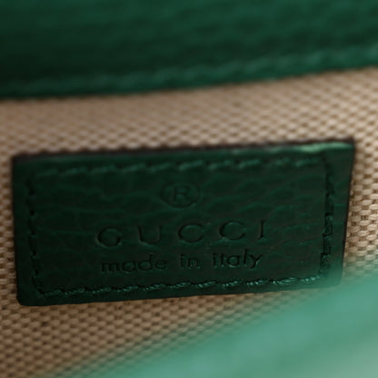 Gucci Dollar Calfskin Crystal Mini Dionysus Top Handle Bag Emerald 6 of 10