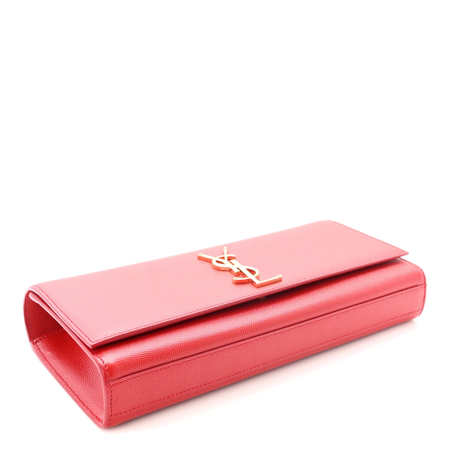 Grain De Poudre Classic Monogram Cassandre Clutch Red