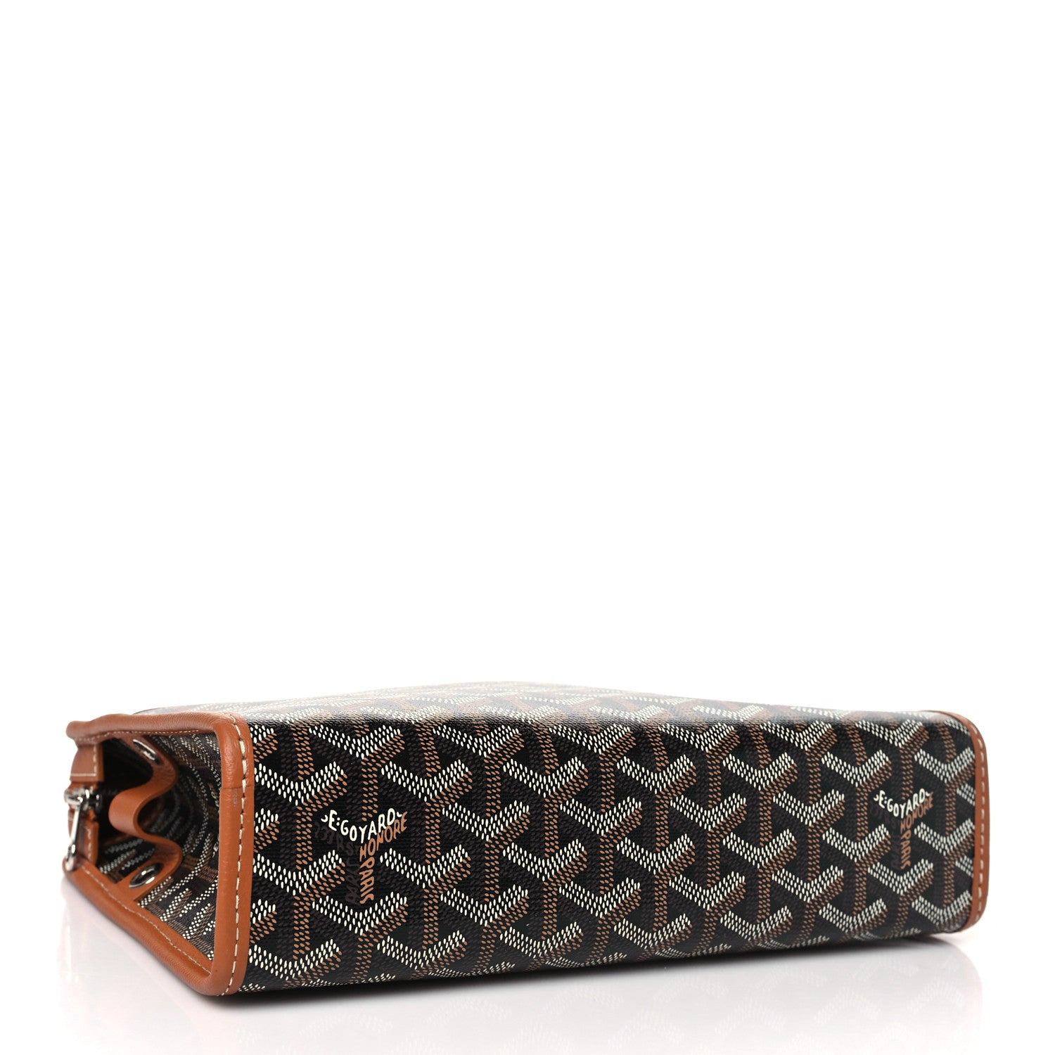 Goyard Goyardine Jouvence MM Toiletry Pouch Black Gold 4 of 8