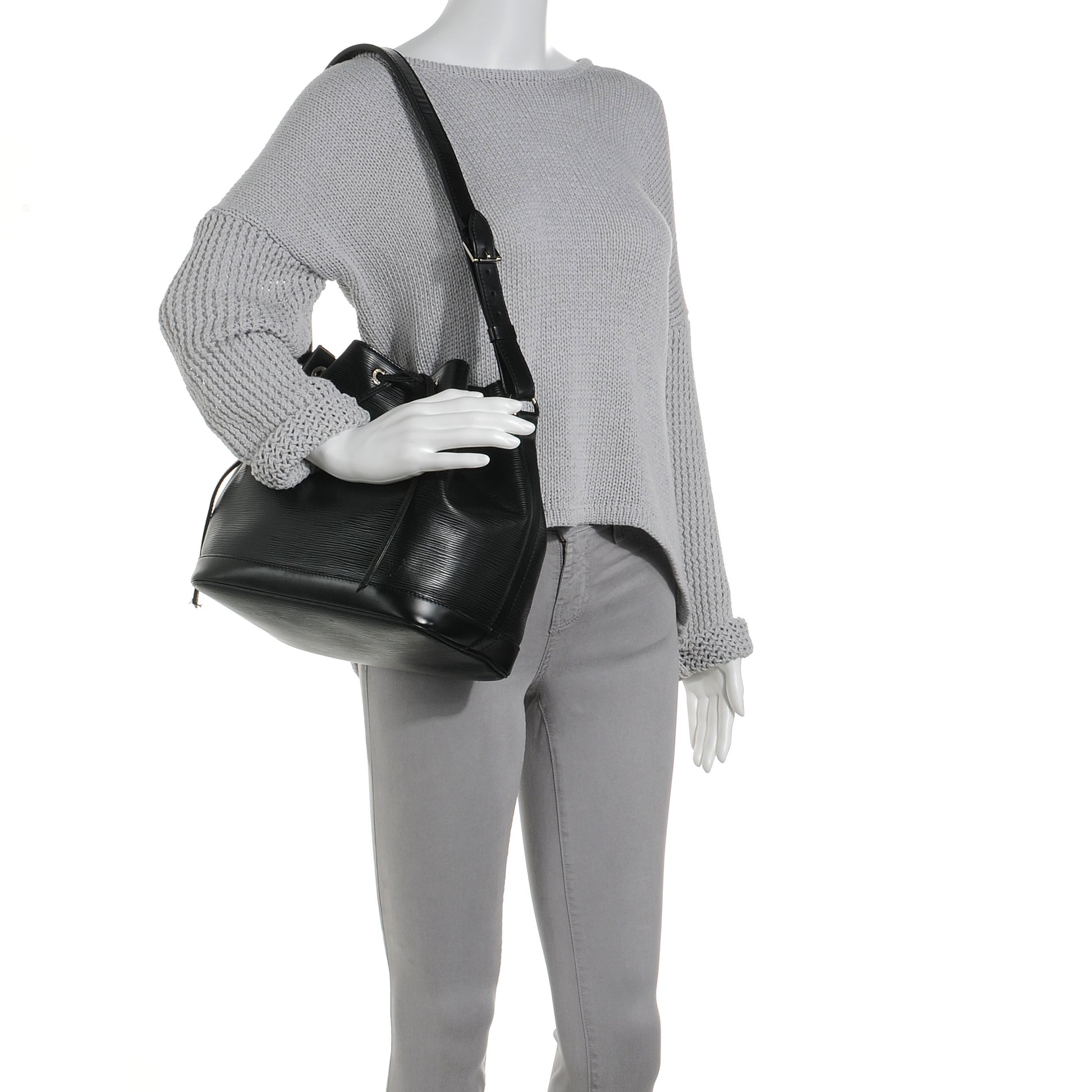 Louis Vuitton Epi Petit Noe Black 2 of 7