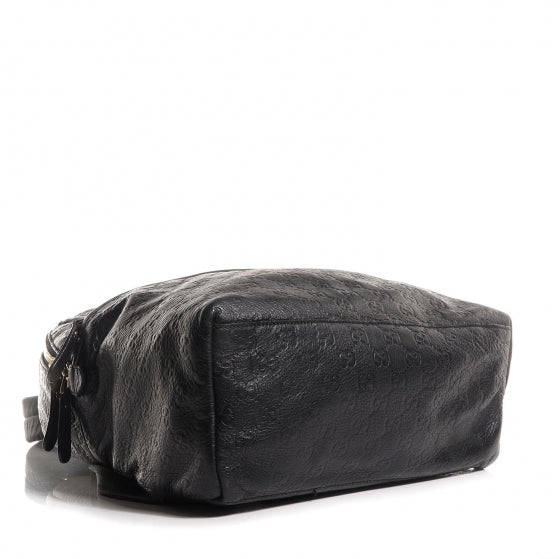 Gucci Guccissima Medium Classic Backpack Black 4 of 7