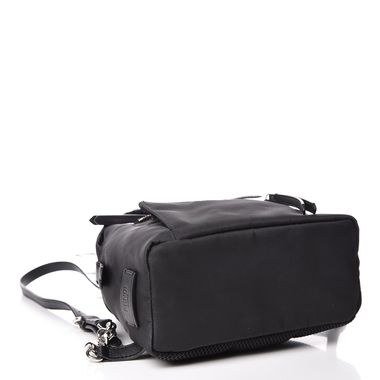 Fendi Nylon Vitello Fox Goat Fur Monster Eyes Mini Backpack Black Multicolor Sky 4 of 17
