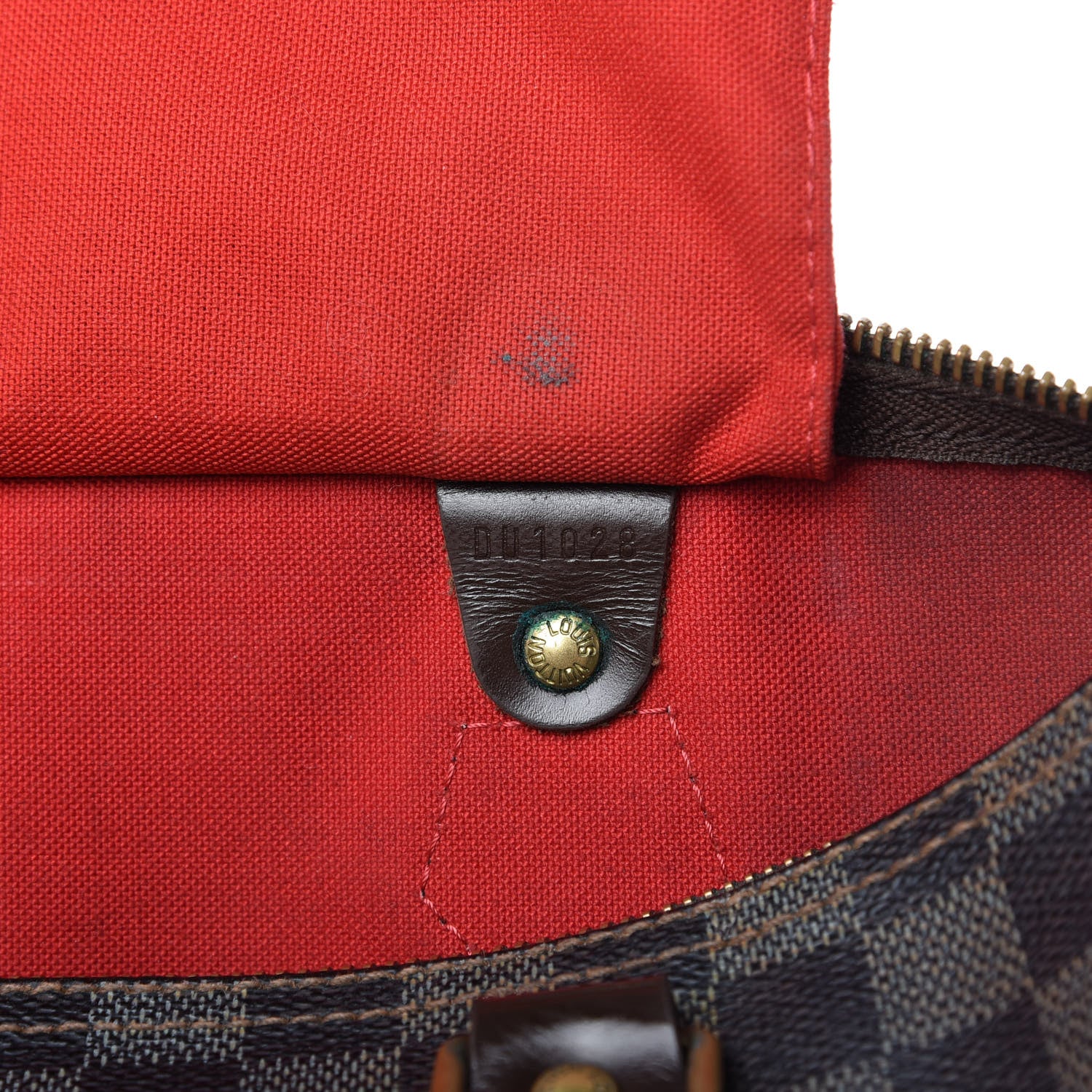 Louis Vuitton Damier Ebene Speedy 30 9 of 12