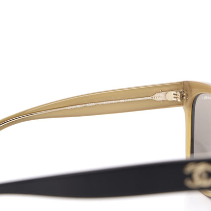 Chanel Acetate Mirrored Runway Square Sunglasses 5380 Black 5 of 8