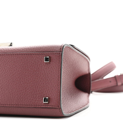 Moynat Carat Calfskin Rejane PM Wood Rose 9 of 9