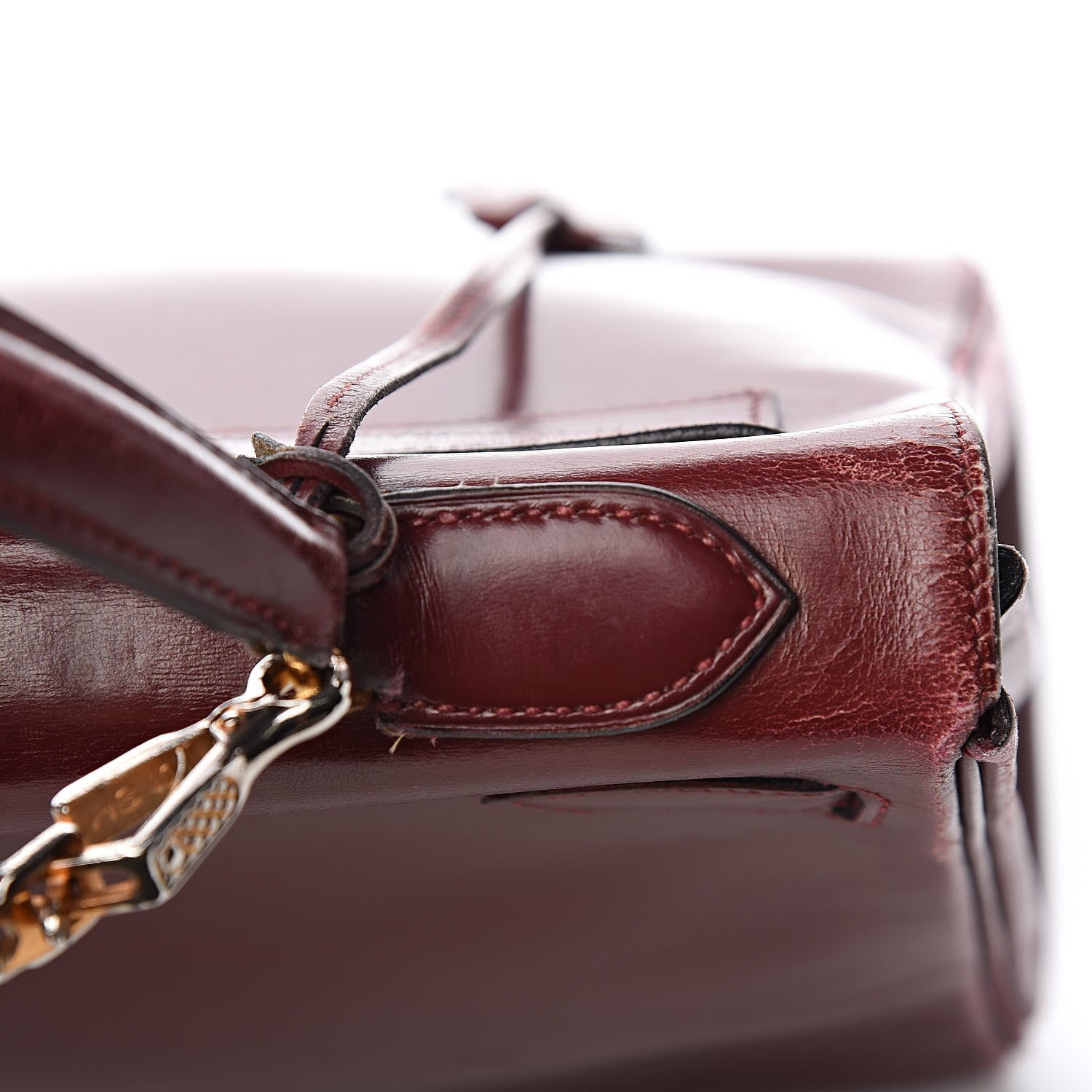 Hermes Box Kelly Retourne 32 Rouge H 38 of 40