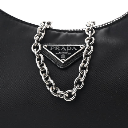 Prada Nylon Re-Edition 2005 Shoulder Bag Black 9 of 11