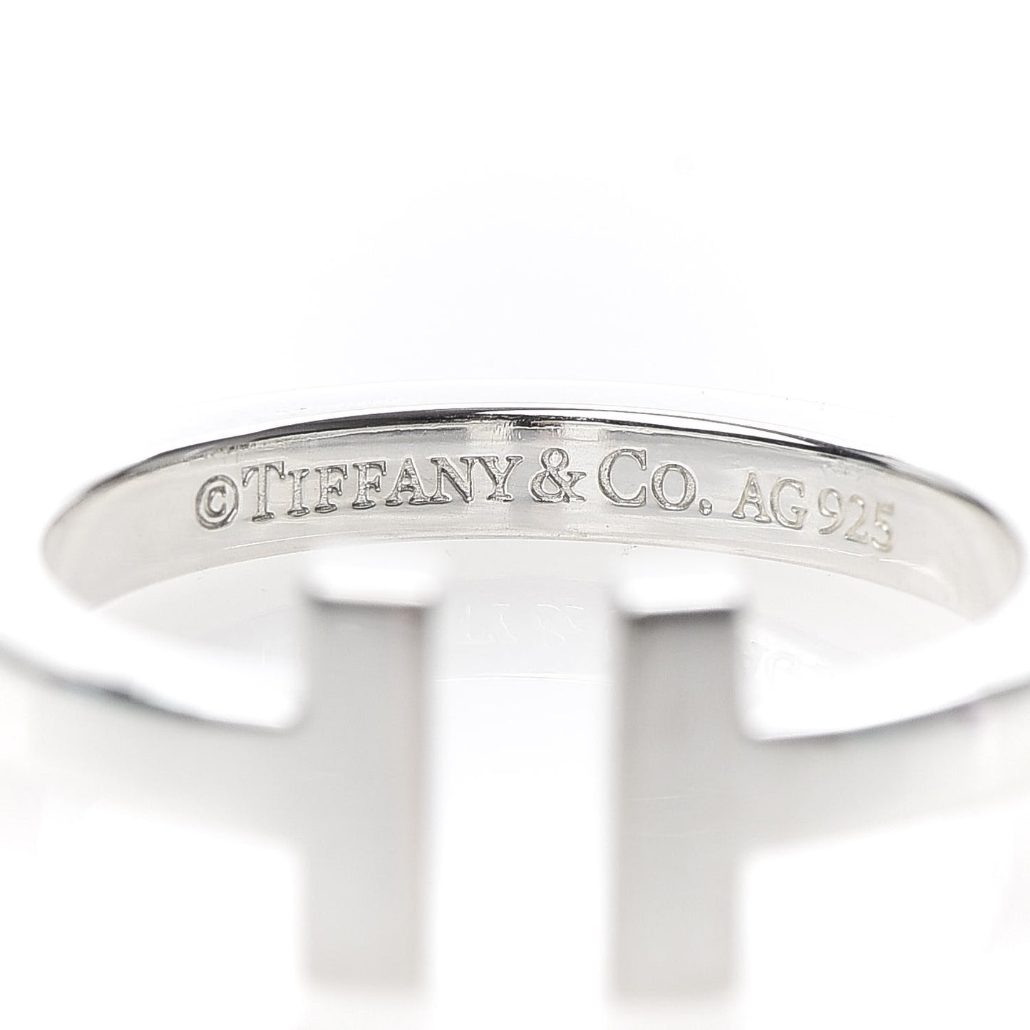 Sterling Silver T Square Ring 55 7.25