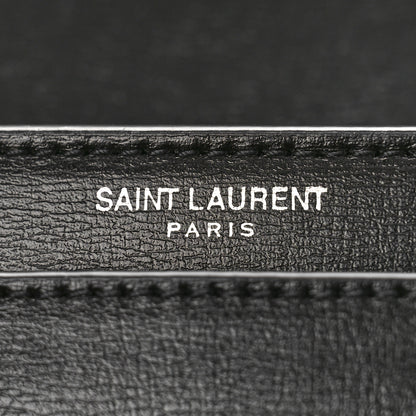 Saint Laurent Calfskin Medium Monogram Sunset Black 6 of 8
