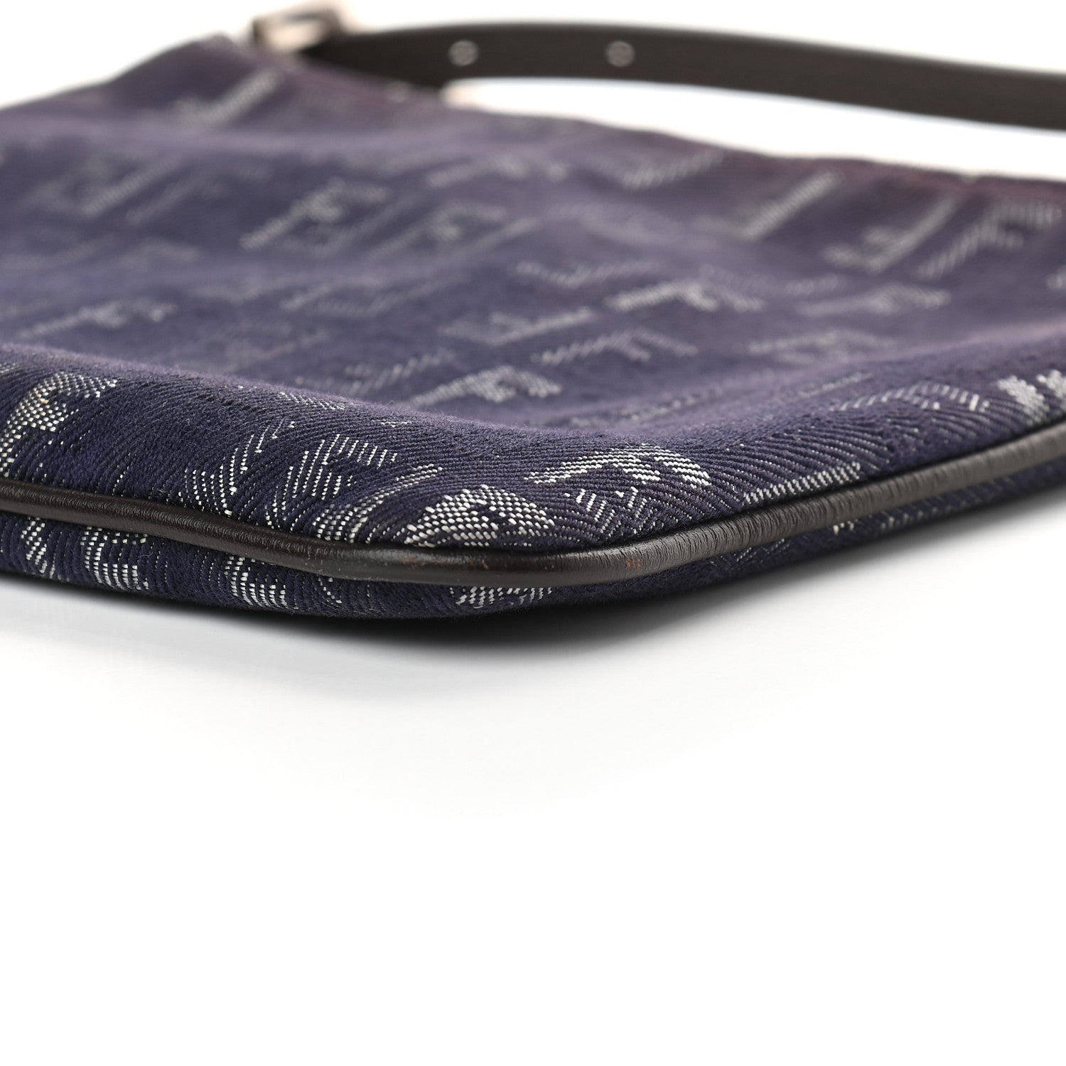 Fendi Zucchino Pochette Blue 8 of 8