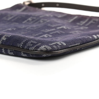 Fendi Zucchino Pochette Blue 8 of 8