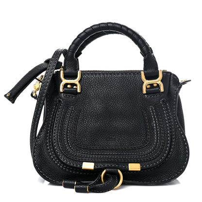 Chloe Calfskin Mini Marcie Satchel Black 1 of 12