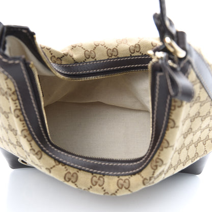Gucci Monogram Medium Lovely Heart Hobo Brown 5 of 14