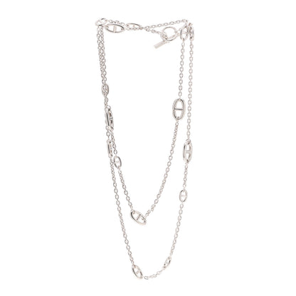 Hermes Sterling Silver Farandole Necklace 120 3 of 6