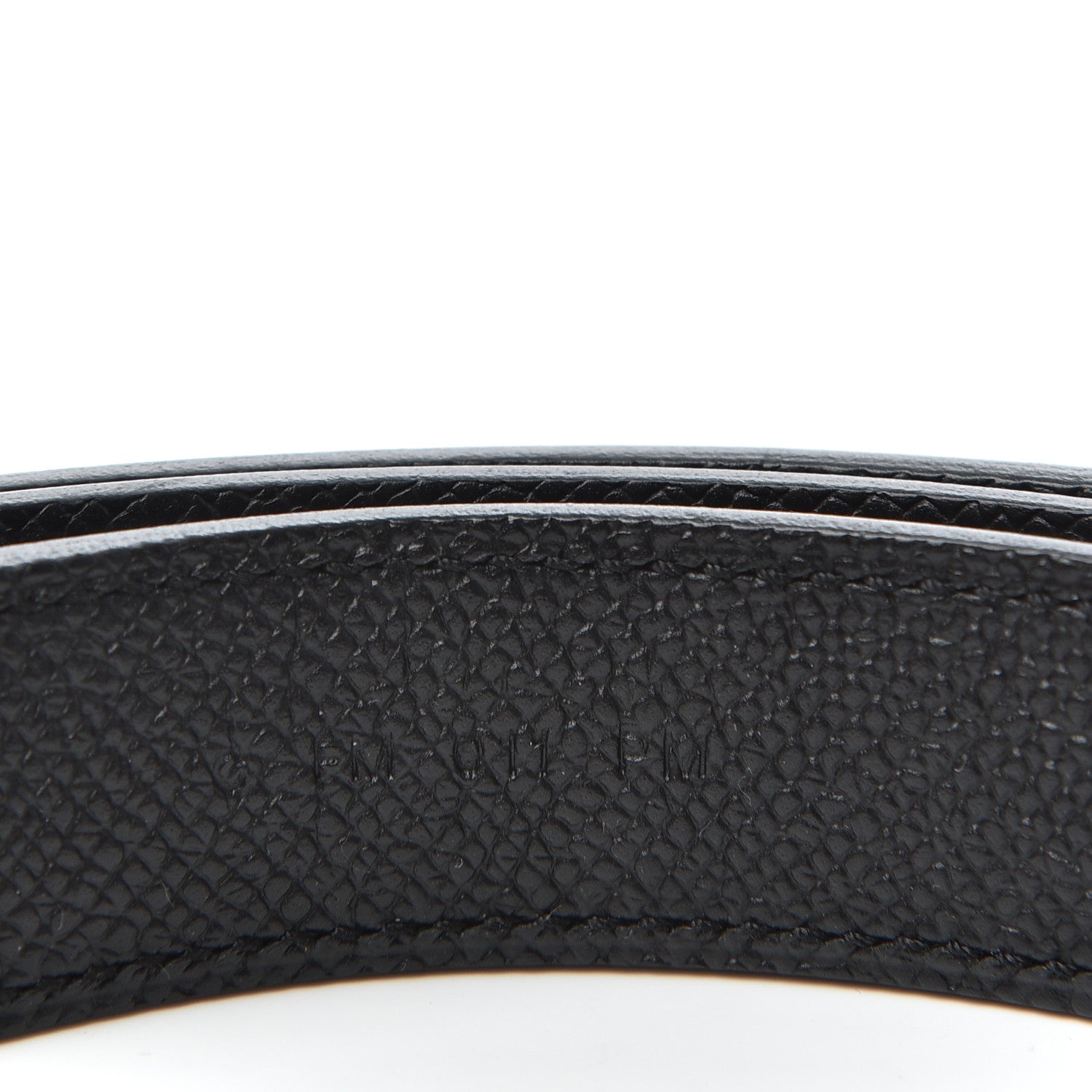 Hermes Epsom 25mm Mousqetons Tressage Shoulder Strap Black Craie Gold 4 of 5