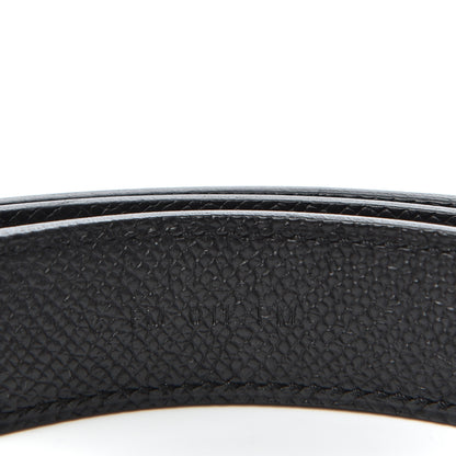 Hermes Epsom 25mm Mousqetons Tressage Shoulder Strap Black Craie Gold 4 of 5