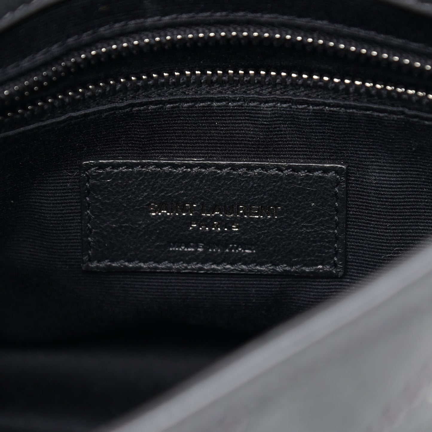 Crinkled Calfskin Matelasse Monogram Niki Chain Wallet Fog